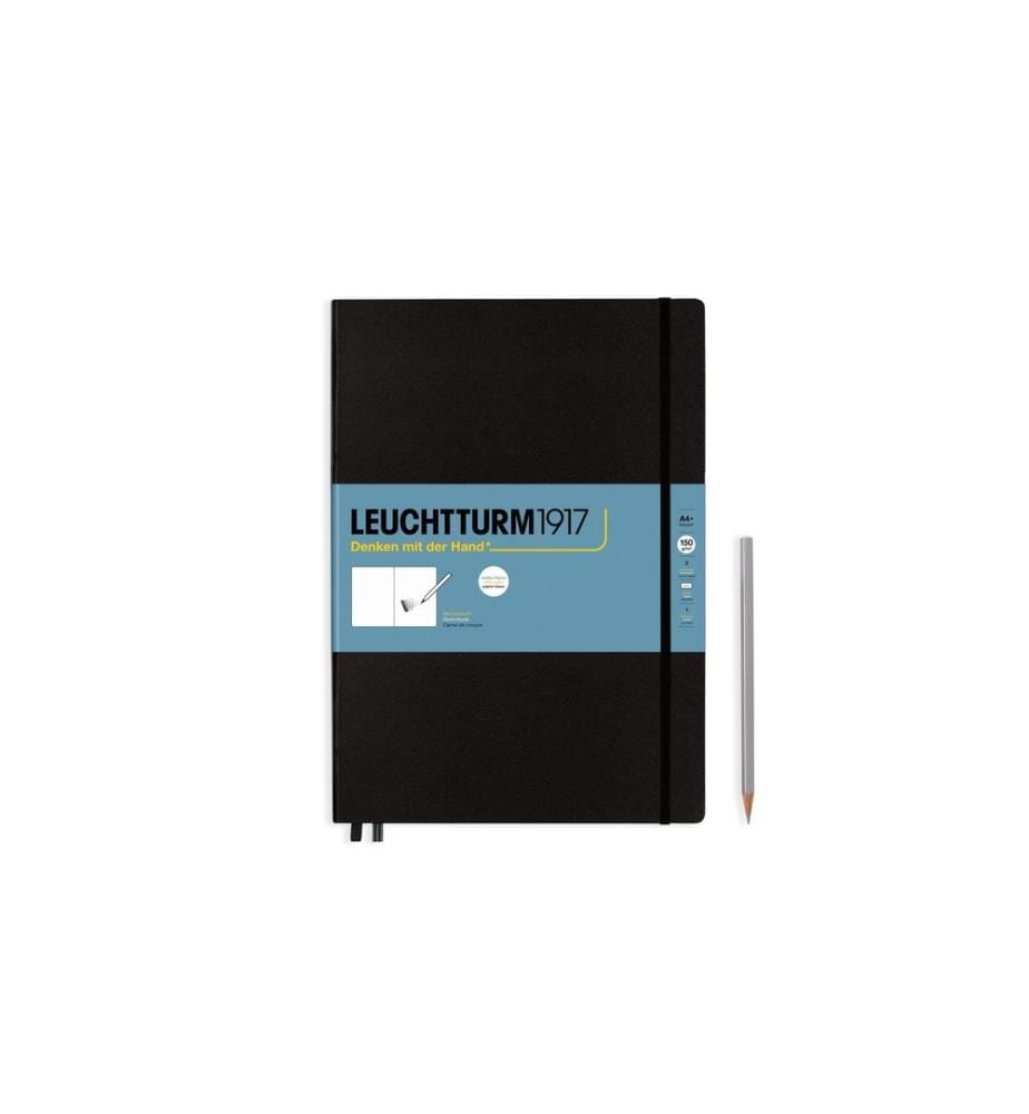 LEUCHTTURM - Malbuch Master A4 +, Schwarz