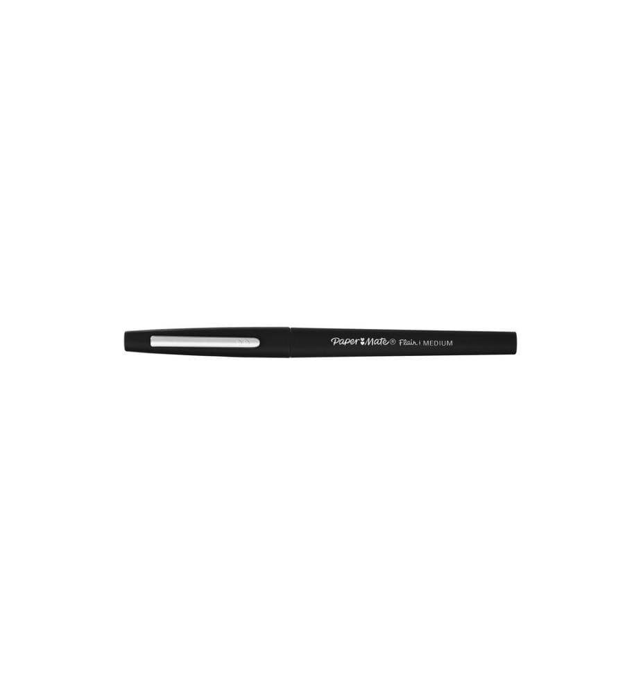 PAPER MATE - Fineliner Flair Medium 0.7 mm, 5 Stück, Schwarz
