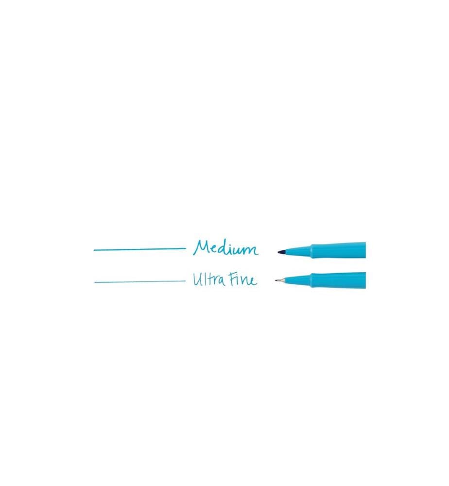 PAPER MATE - Fineliner Flair Medium Candy Pop 0.7 mm, 12 pièces
