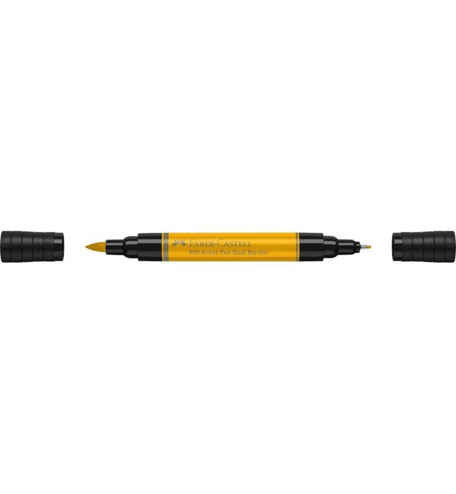 Faber-Castell Tuschestift Pitt Artist Pen Dual Dunkelgelb