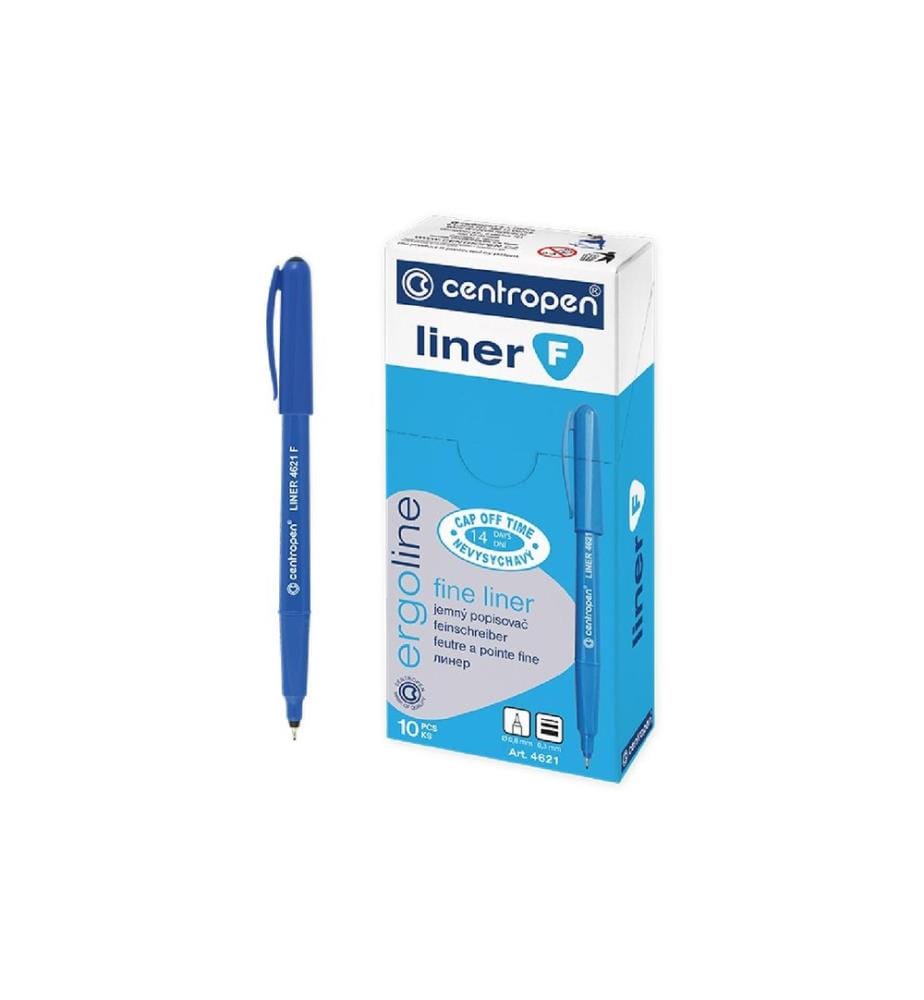 Büromaterial - Fineliner Office Focus 10 Stück, Schwarz