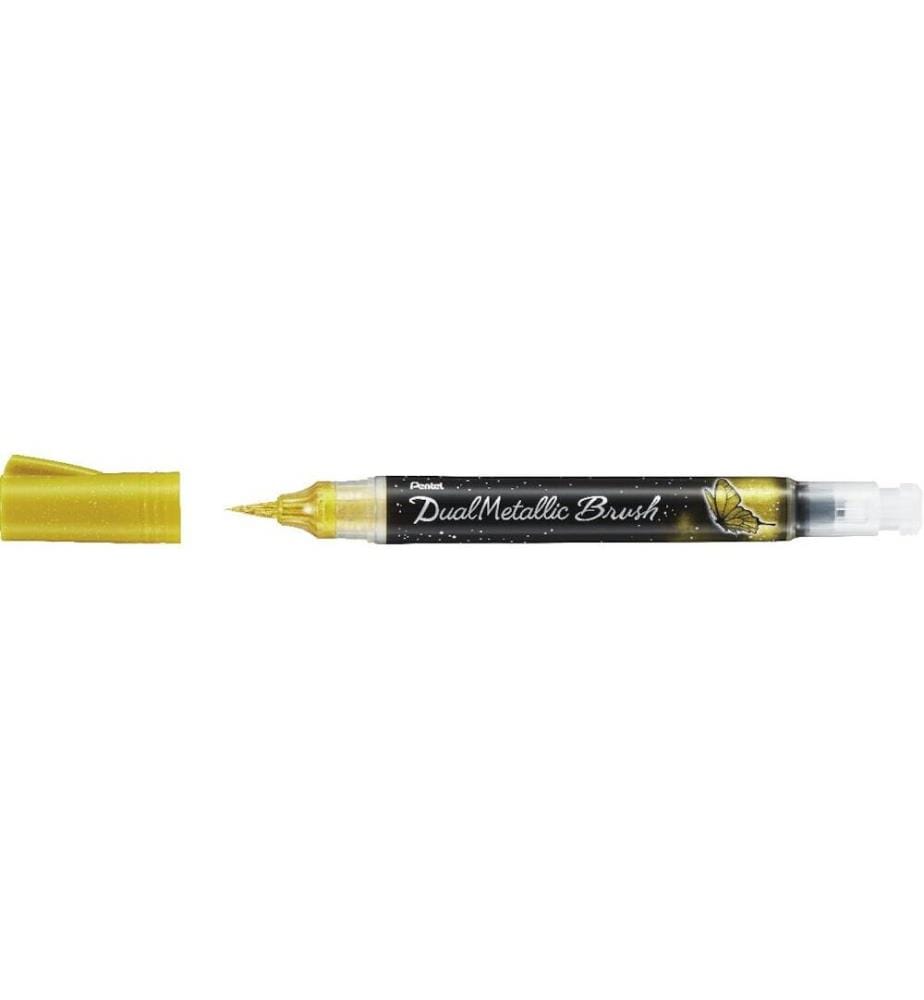 PENTEL - Brosse métallique double Doré