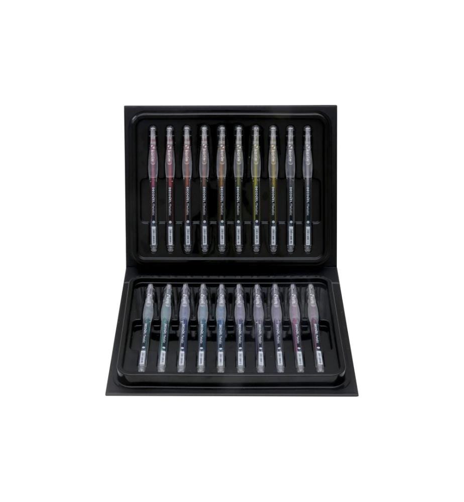 KARIN - Fasermaler Metallic, 20er Color Set