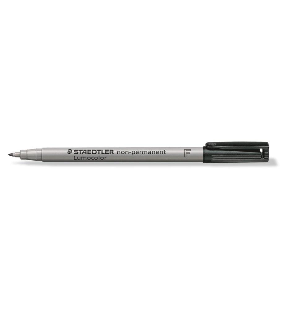 STAEDTLER - Stylo à feuilles Lumocolor 316 F Noir, soluble dans l'eau, 10 pièces
