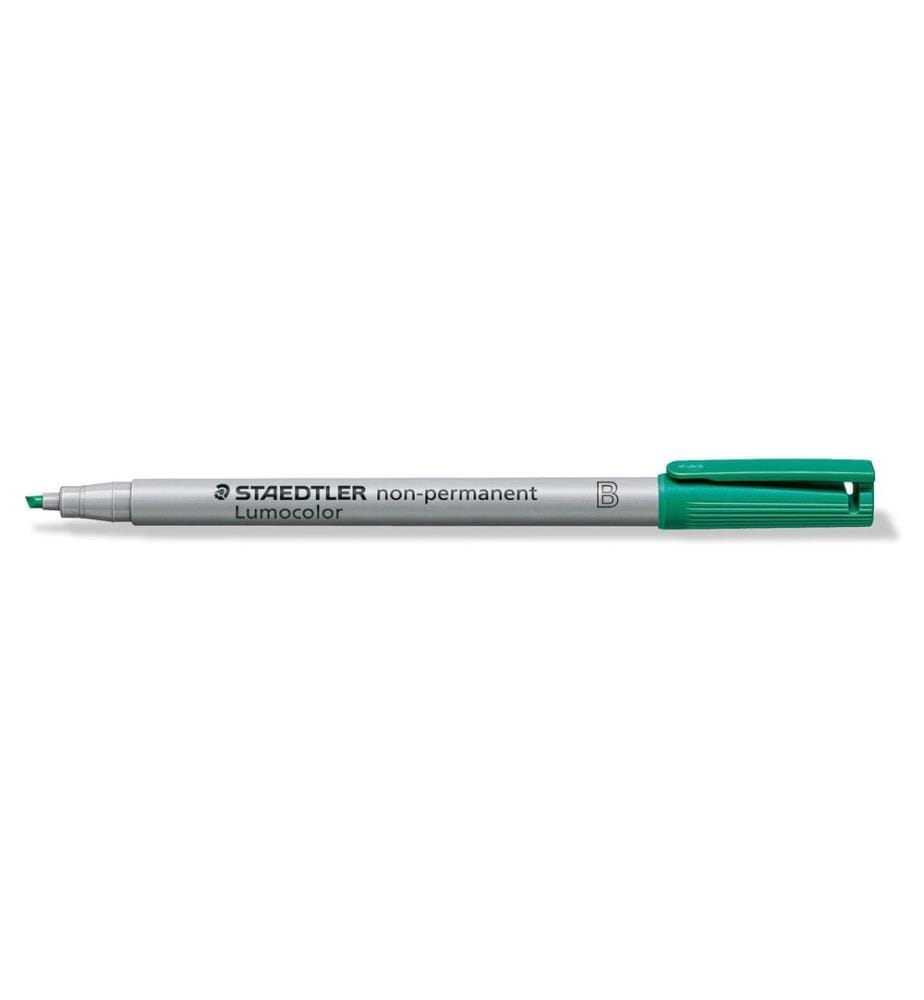 STAEDTLER - Stylo à feuilles Lumocolor 312 Vert, soluble dans l'eau, 10 pièces