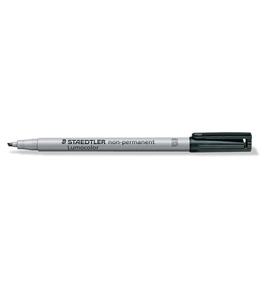 STAEDTLER - Stylo à feuilles Lumocolor 312 Noir, soluble dans l'eau, 10 pièces