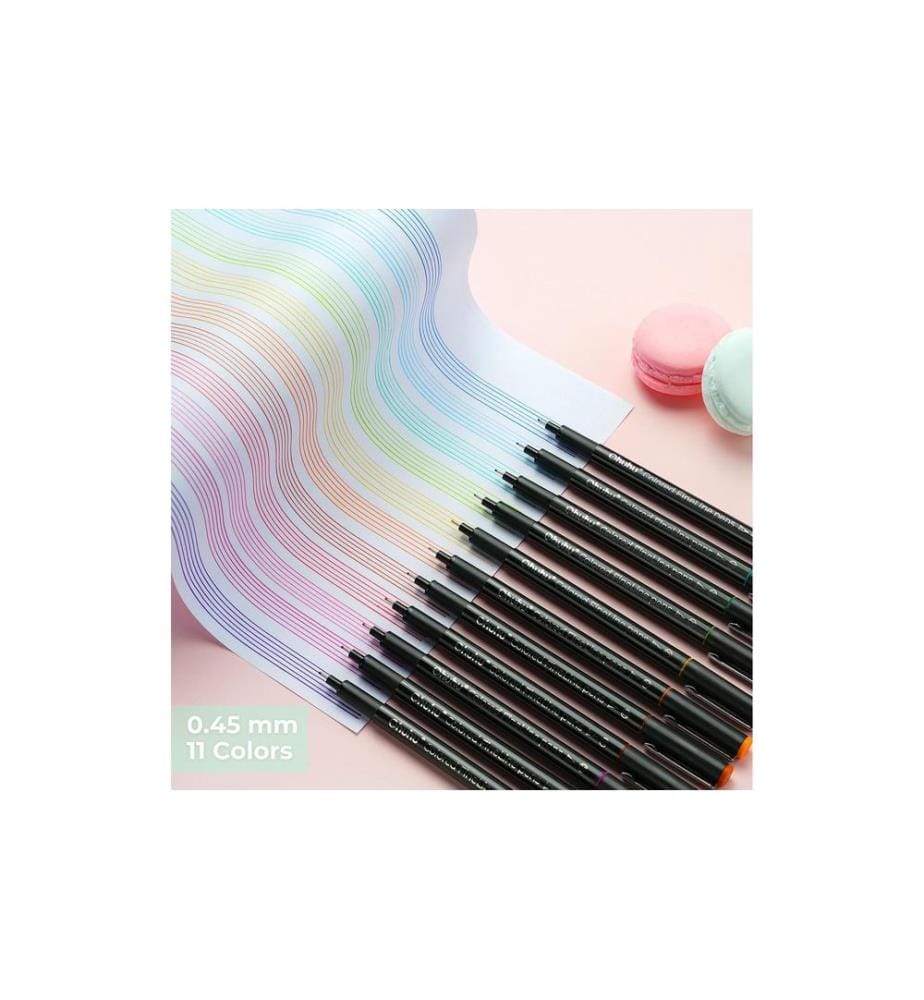 Ohuhu - Fineliner Crayons à dessin 18 pièces