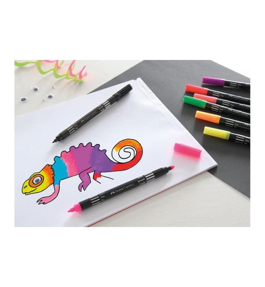 Faber-Castell Crayon feutre Néon 10 pièces