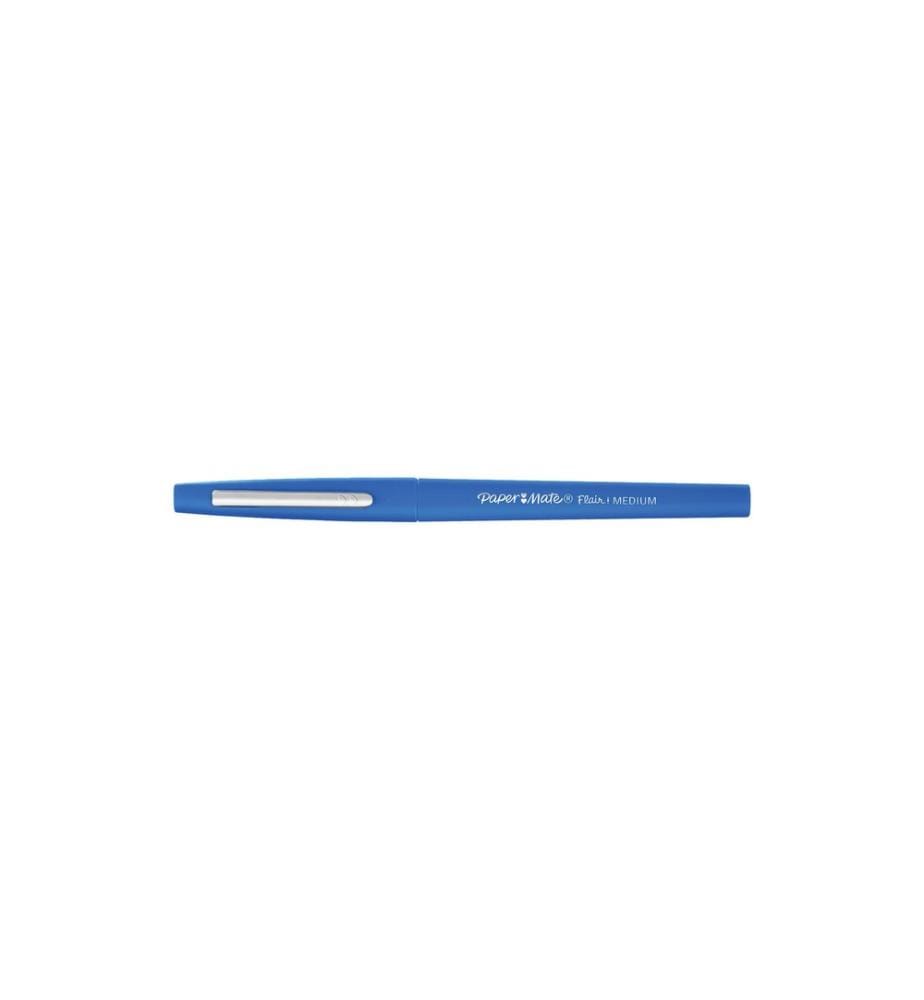 PAPER MATE - Fineliner Flair Original 0.7 mm, 36 pièces, bleu