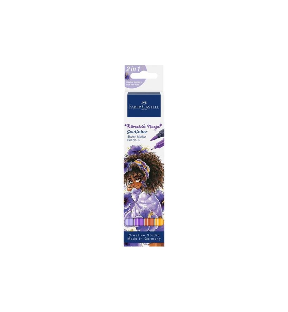 Faber-Castell Goldfaber Sketch Marker Collection No. 3 Étui de 4