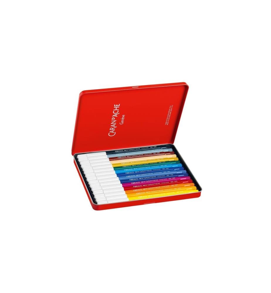 CARAN D'ACHE - Crayon feutre Fibralo 15 pièces