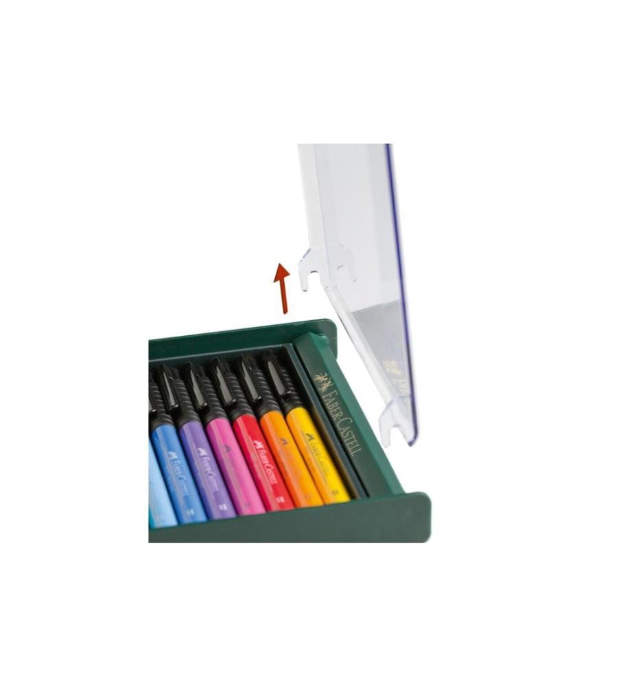 Faber-Castell Crayon à encre de Chine Pitt Artist Pen Lot de 12