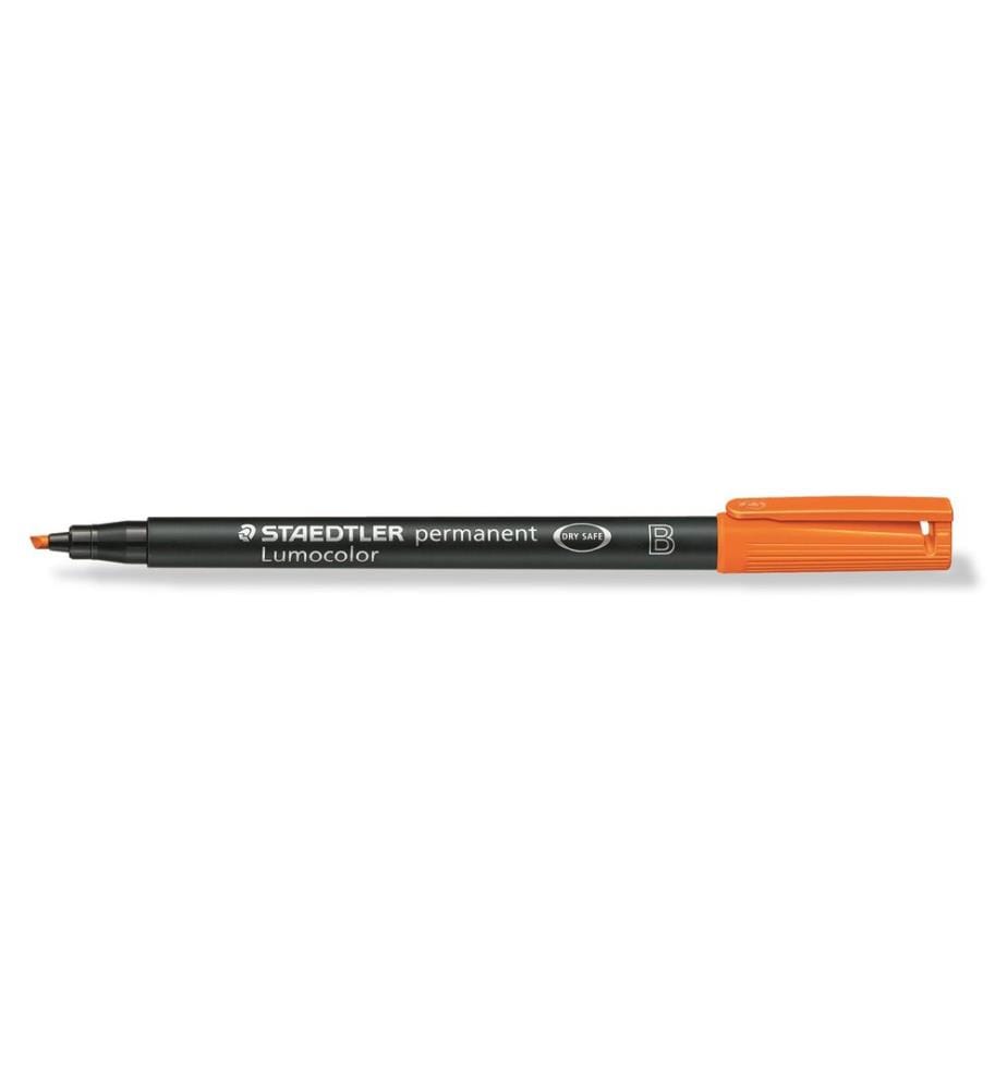STAEDTLER - Stylo à feuilles Lumocolor 314 B Orange, permanent