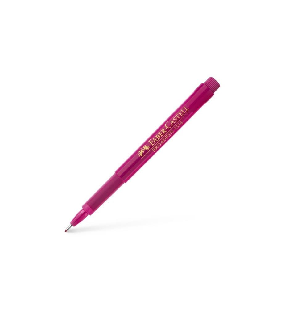 Faber-Castell Fineliner Broadpen 1554 0.8 mm, Pink