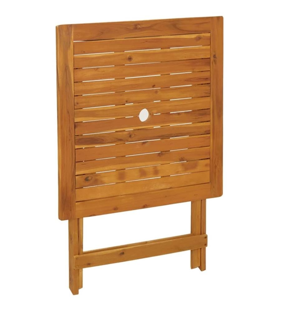 Ensemble à manger de jardin pliable 3 pcs Bois d'acacia solide