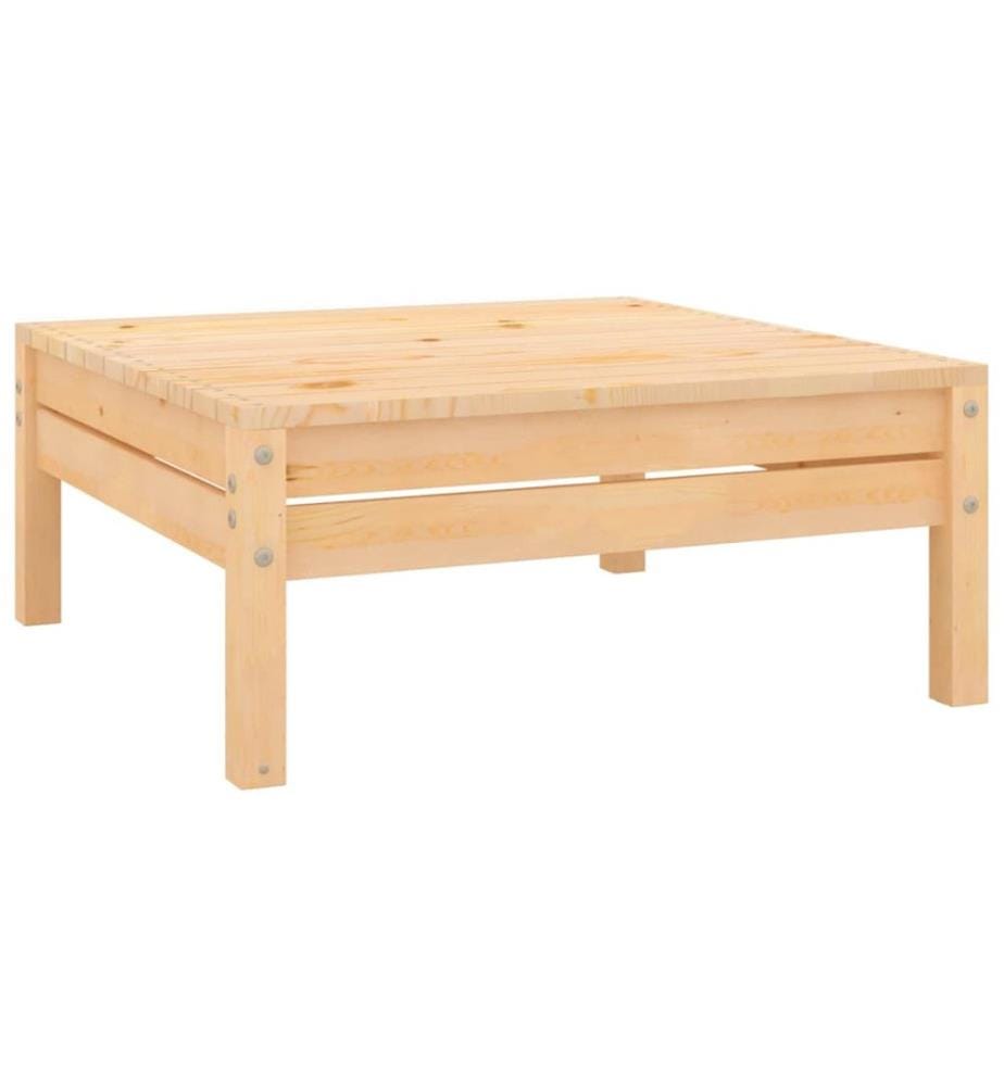10-tlg. Garten-Lounge-Set Massivholz Kiefer