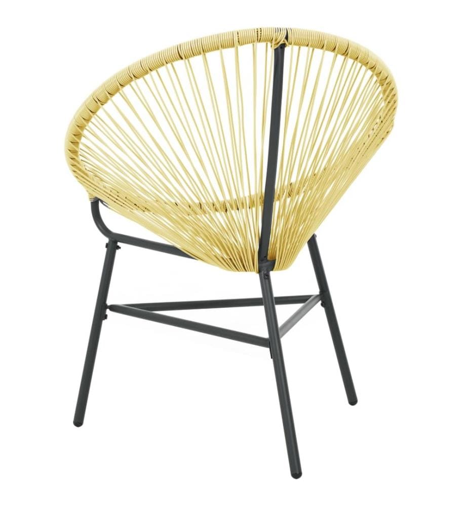 Acapulco-Gartenstuhl Poly Rattan Beige