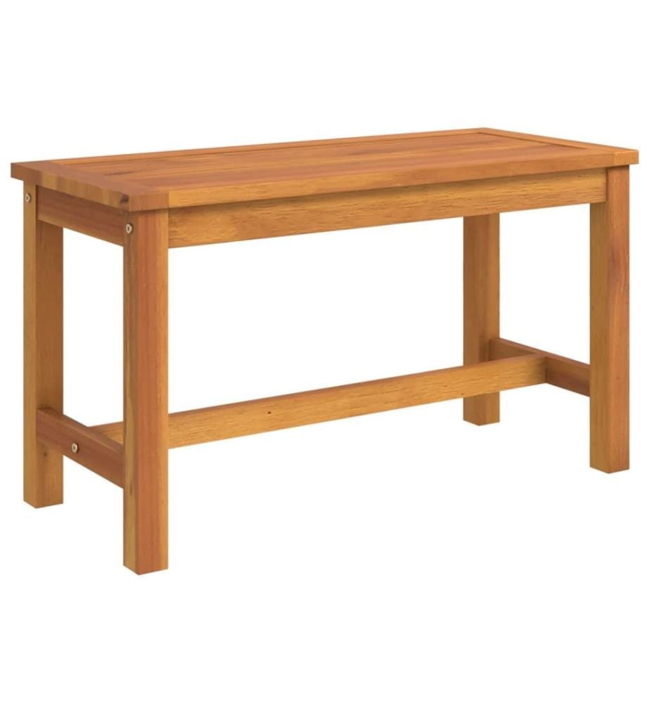 Gartenbank 80x35x45 cm Massivholz Akazie