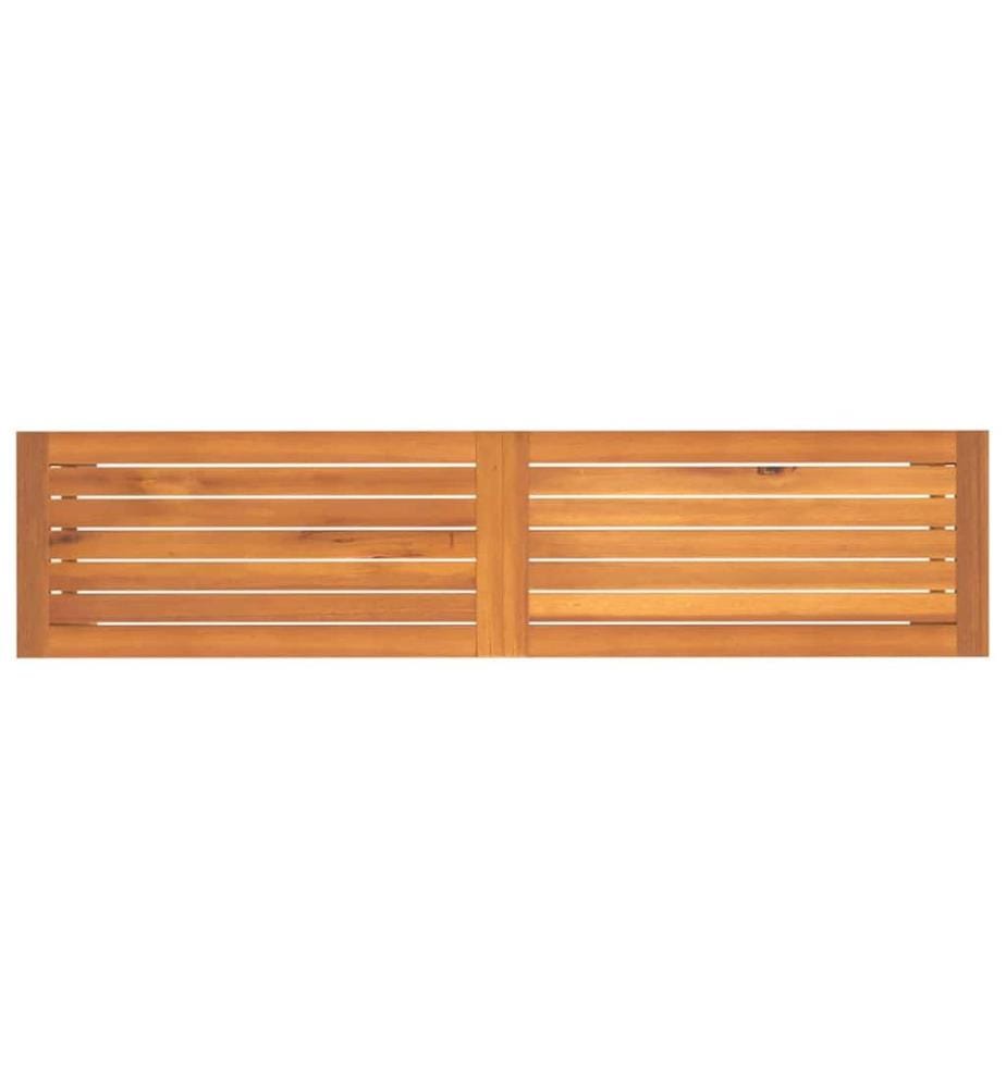 Gartenbank 150x35x45 cm Massivholz Akazie