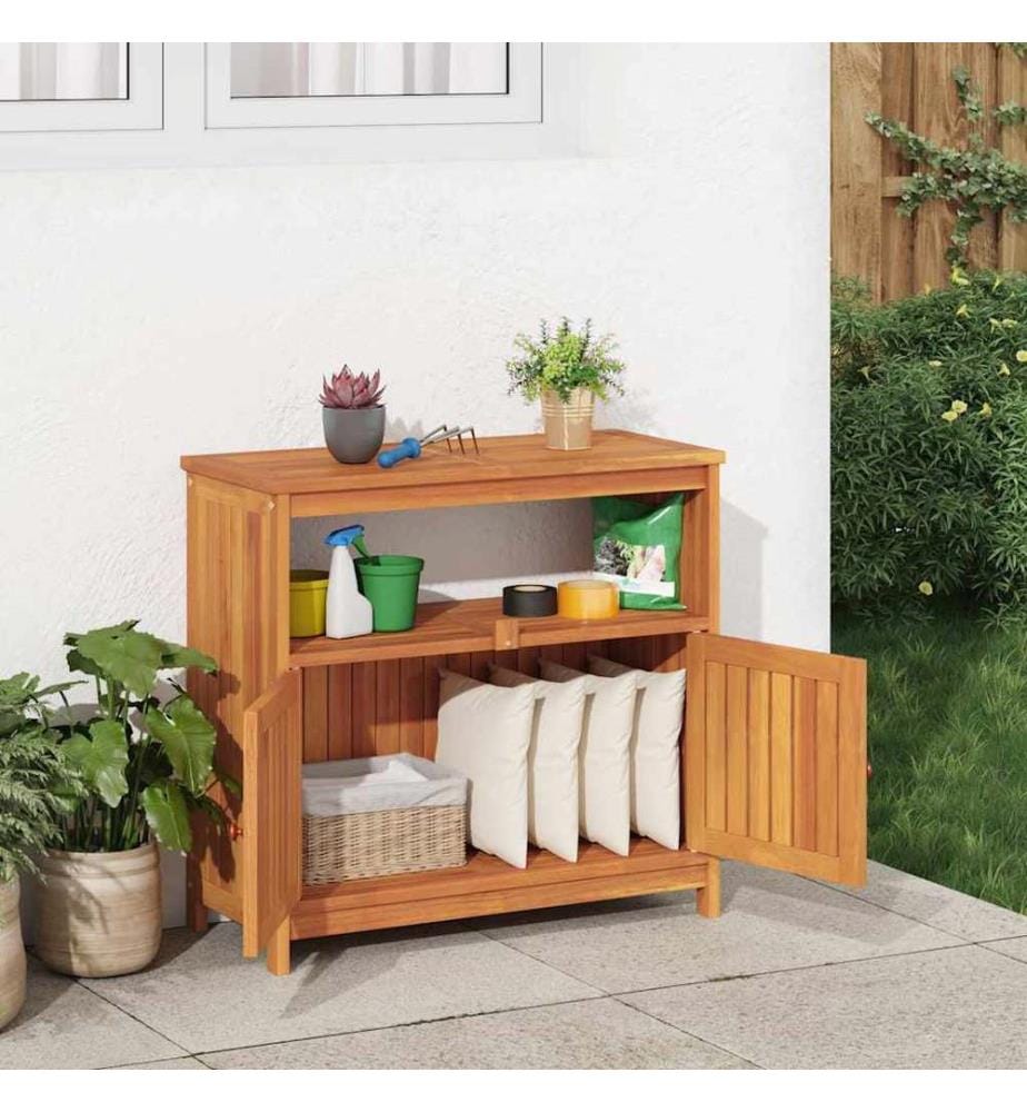 Garten-Konsolentisch 80x35x75 cm Massivholz Akazie