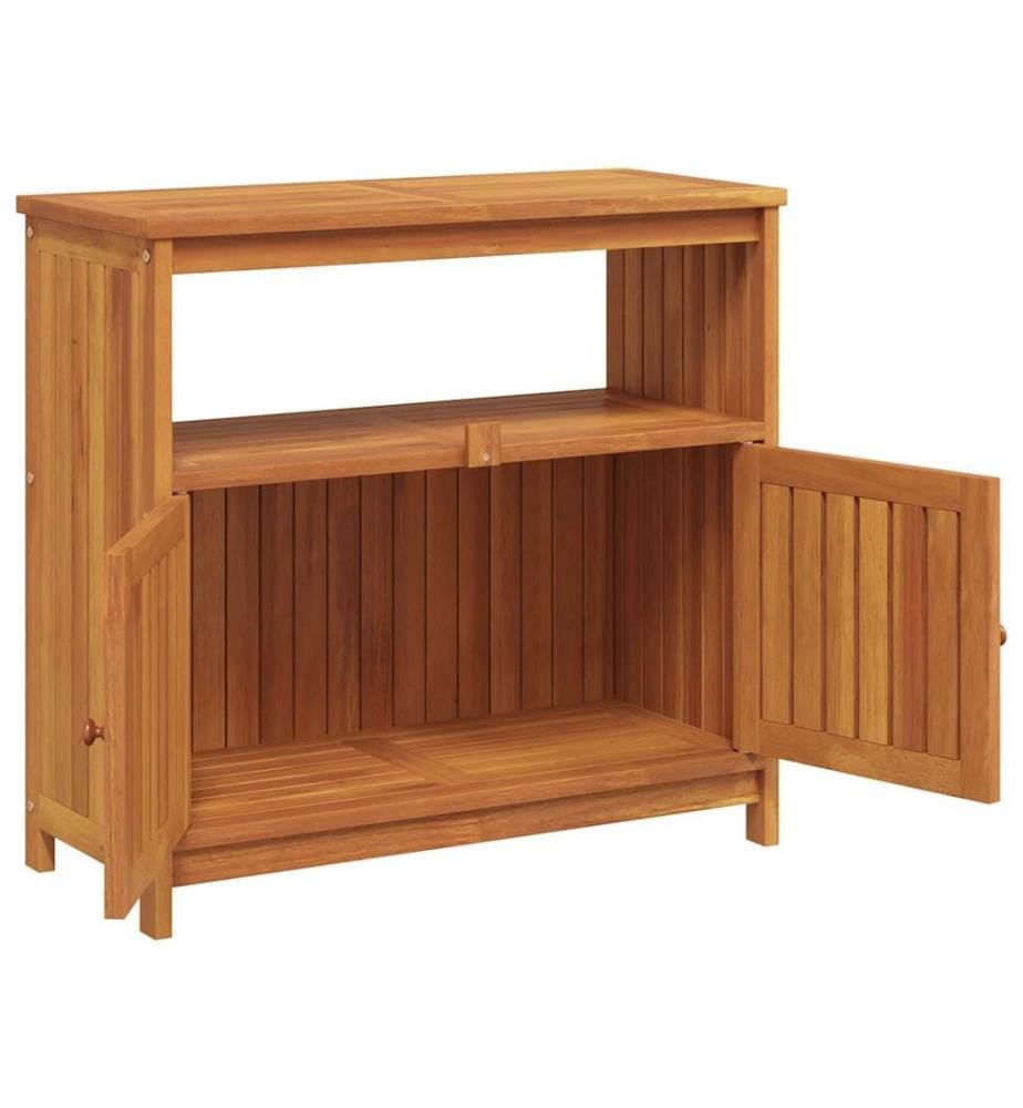 Garten-Konsolentisch 80x35x75 cm Massivholz Akazie