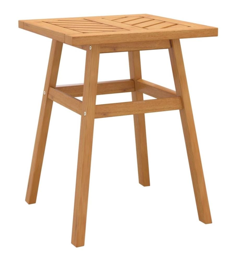 Table d'appoint 45x45x60 cm bois massif d'acacia