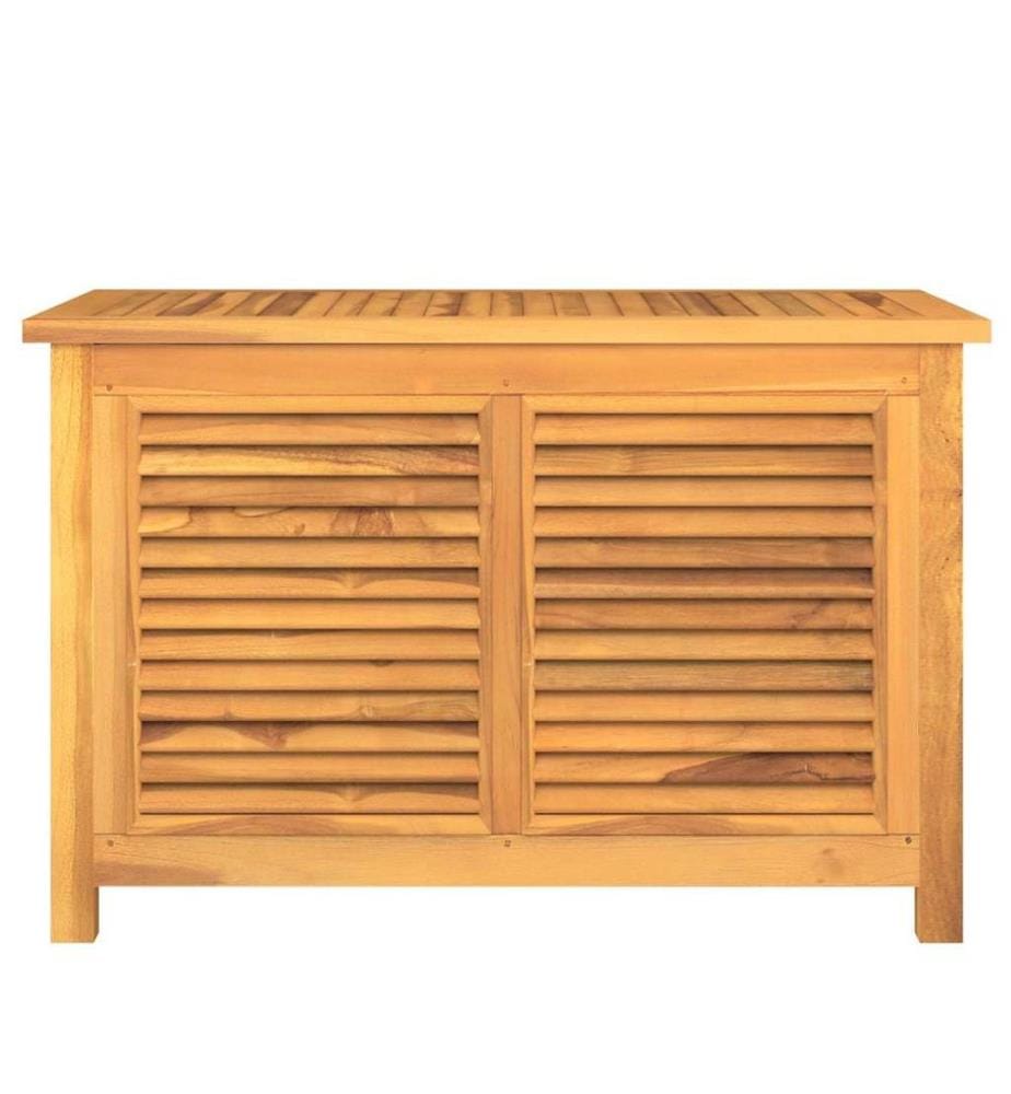 Gartenbox mit Beutel 90x50x58 cm Massivholz Teak