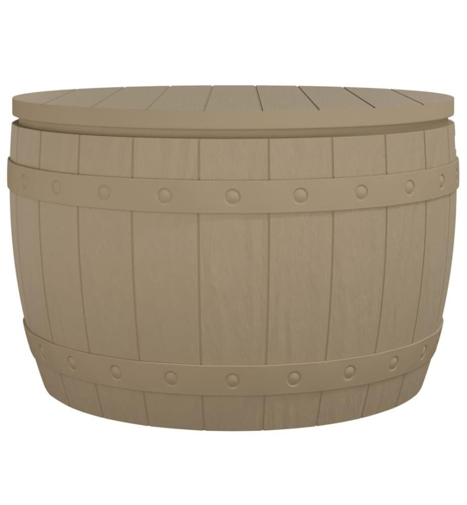 3-in-1 Gartenbox Hellbraun Polypropylen