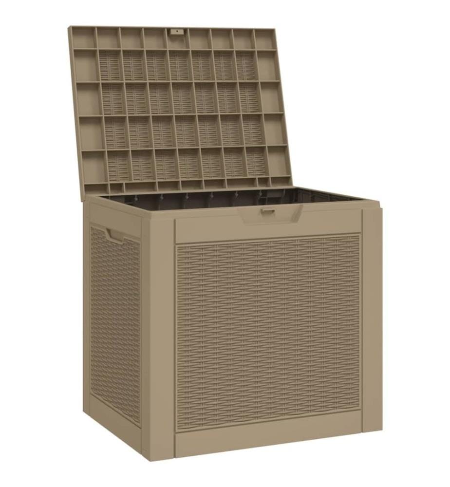 Gartenbox Hellbraun 55,5x43x53 cm Polypropylen