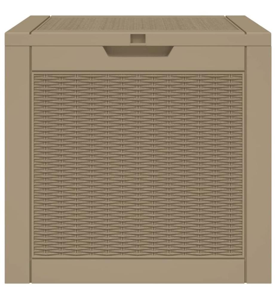 Gartenbox Hellbraun 55,5x43x53 cm Polypropylen