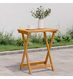 Gartentisch Klappbar 50x36x60 cm Massivholz Akazie