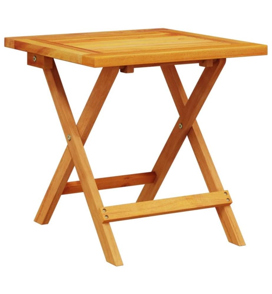 Table d'appoint de jardin 40x40x40 cm bois d'acacia massif