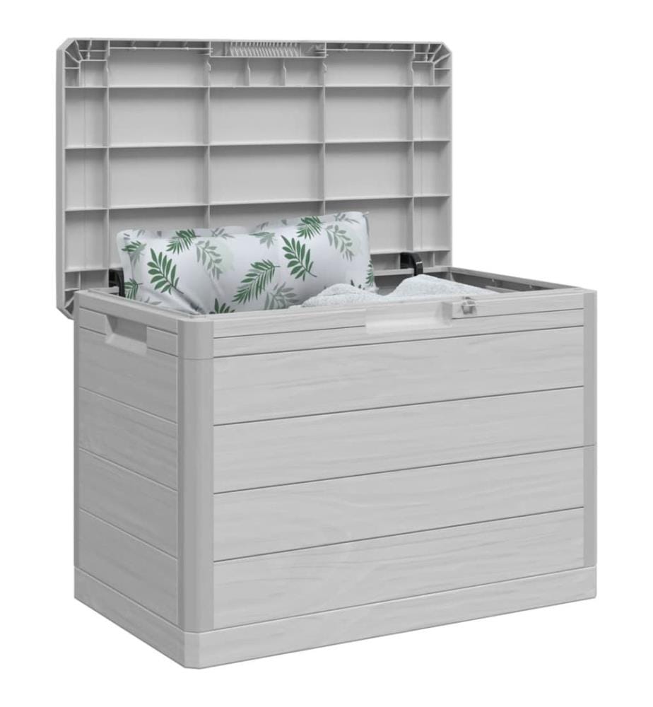 Outdoor-Kissenbox Grau 77,5x44,5x53 cm Polypropylen