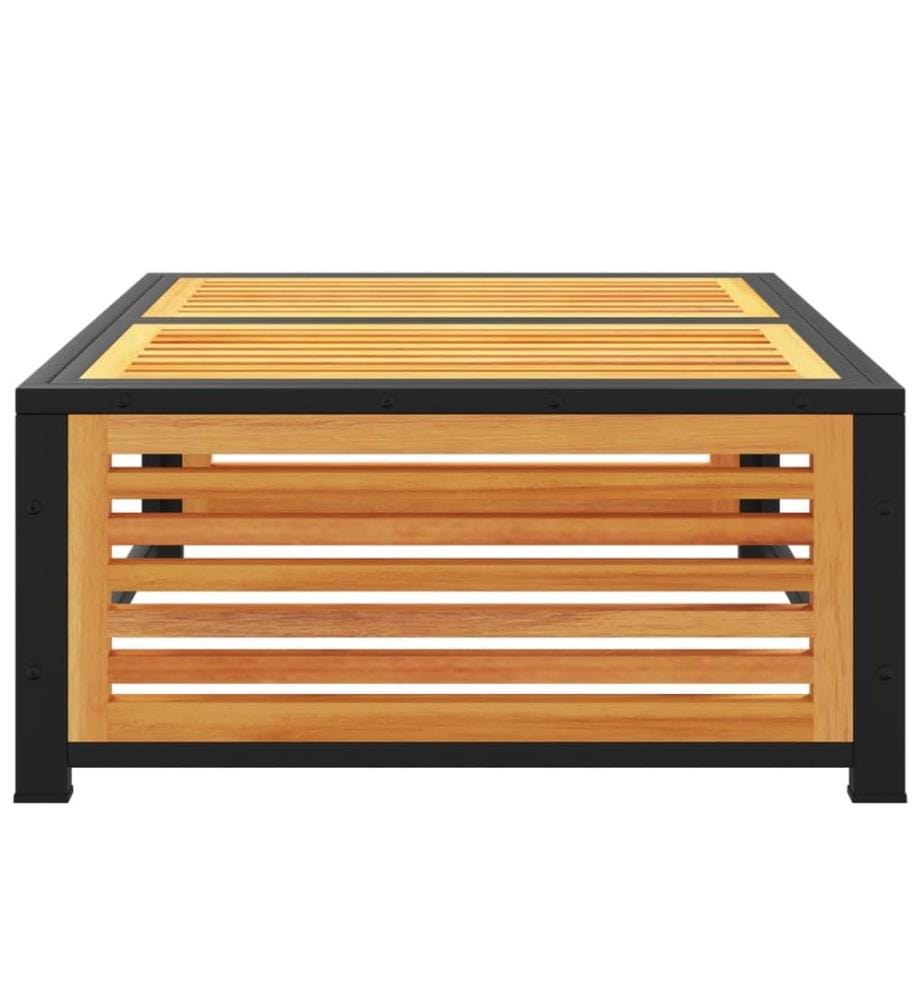 Gartentisch 68x68x30 cm Massivholz Akazie