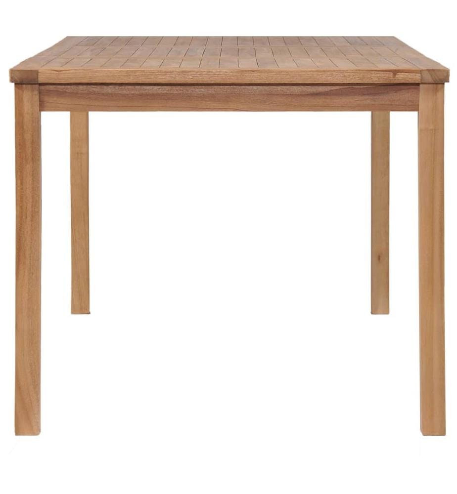 Gartentisch 150x90x77 cm Massivholz Teak