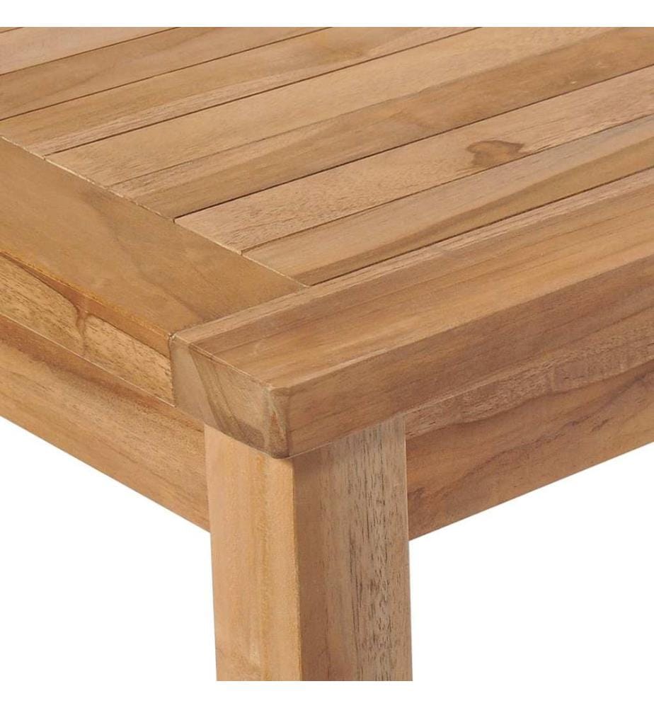 Gartentisch 150x90x77 cm Massivholz Teak
