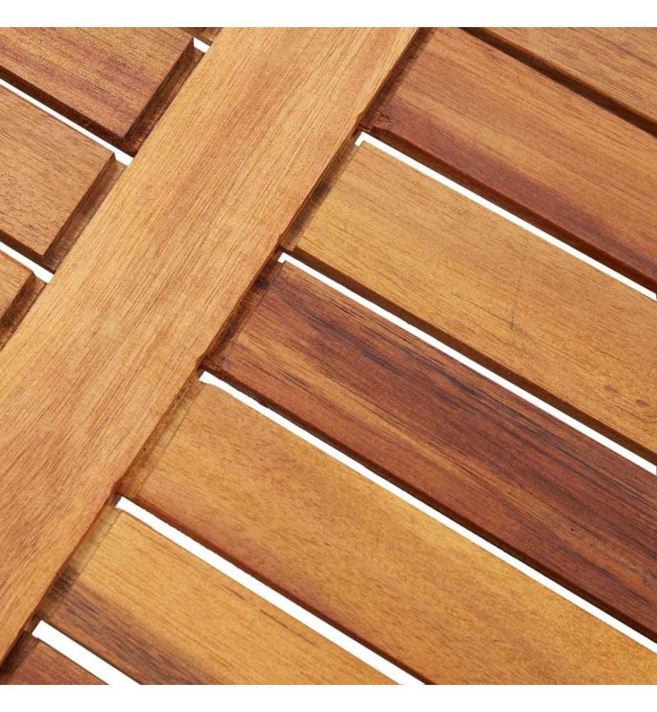 Table pliable de jardin 40x40x40 cm Bois d'acacia massif