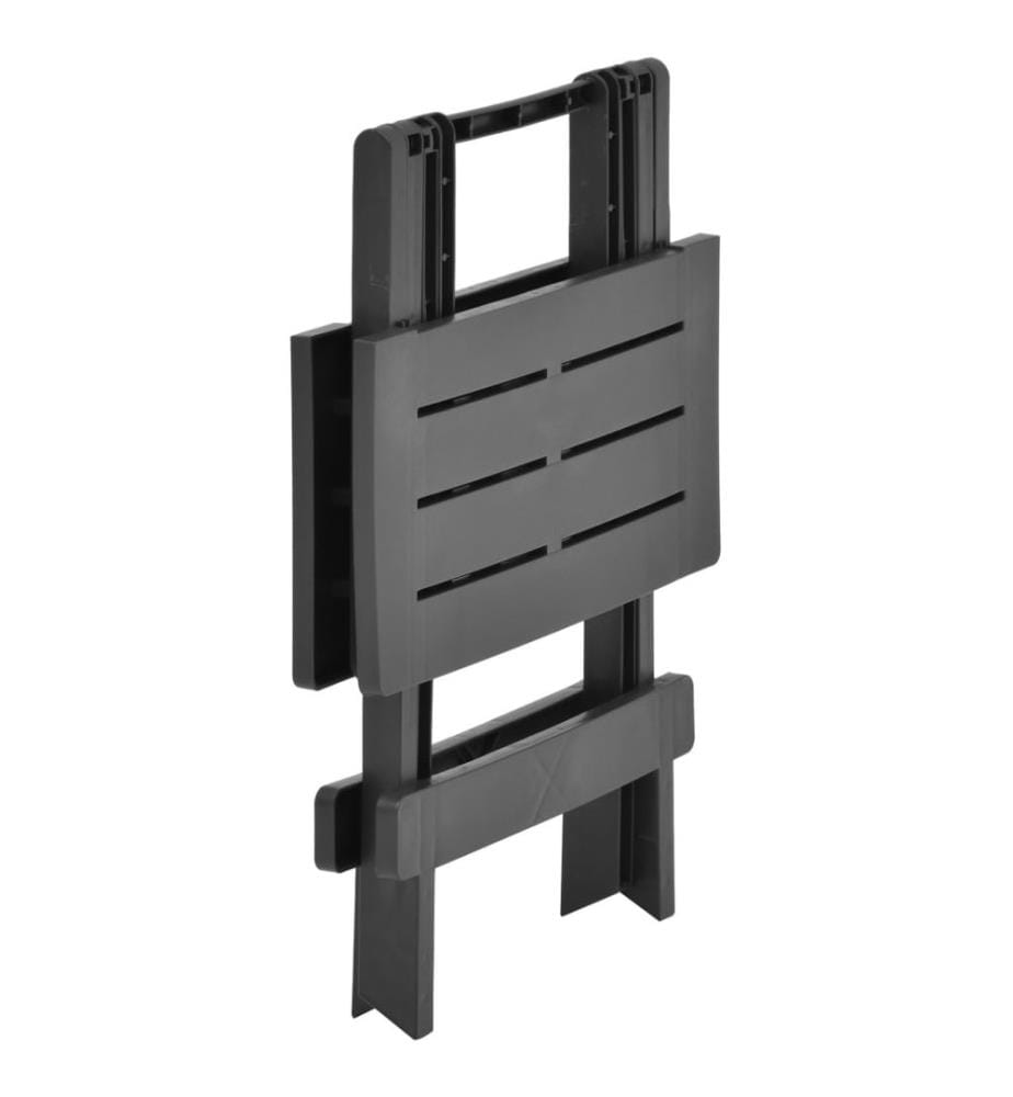 Gartentisch Klappbar Anthrazit 45x43x50 cm Kunststoff