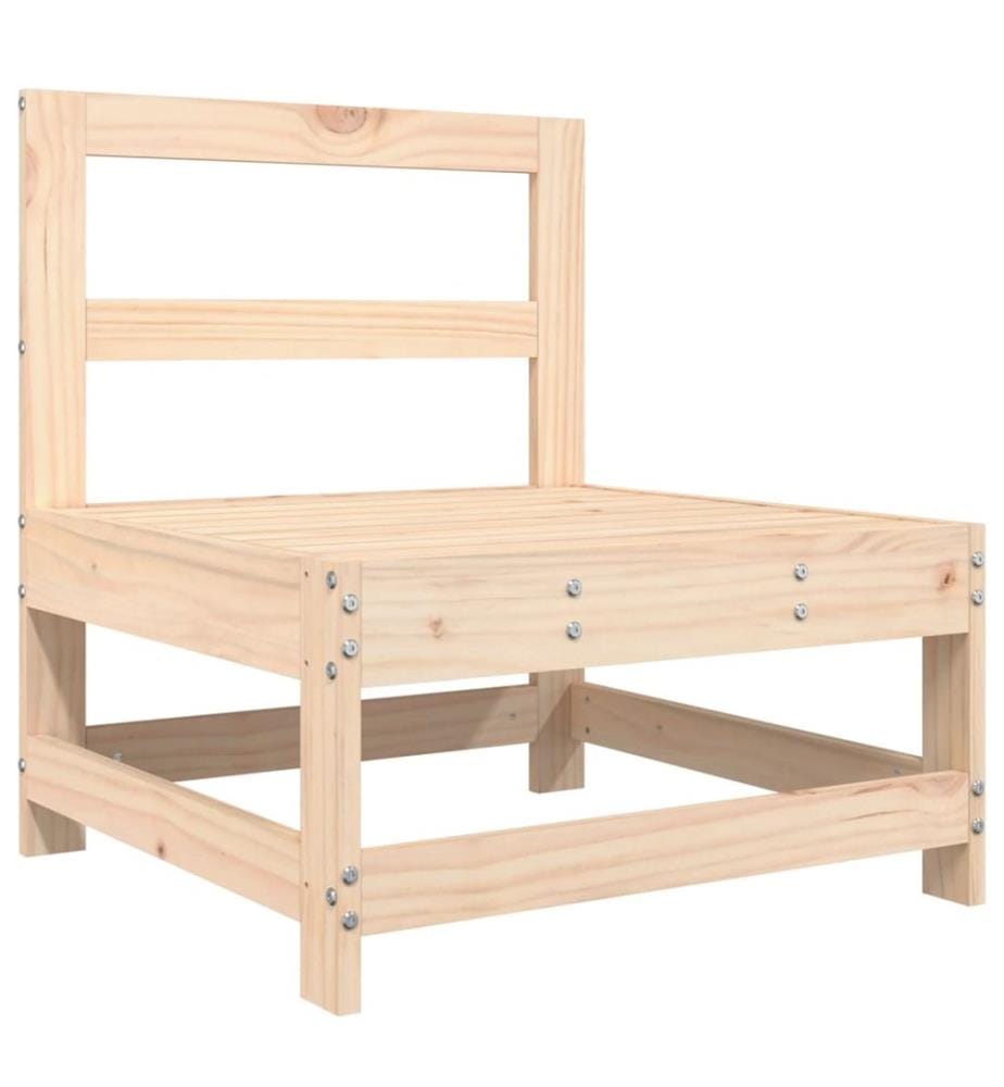 3-tlg. Garten-Lounge-Set Massivholz Kiefer