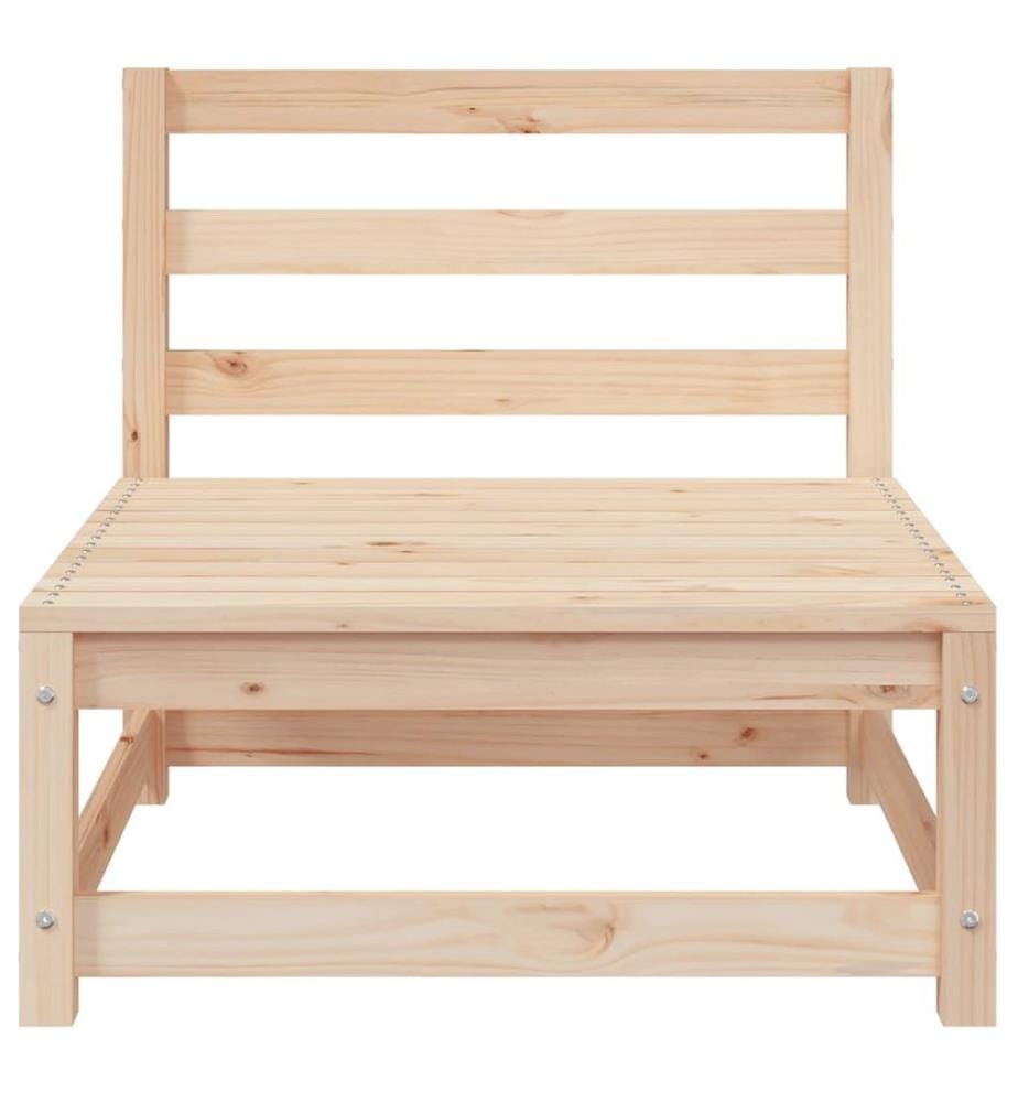 Gartensofa ohne Armlehnen 70x70x67 cm Massivholz Kiefer