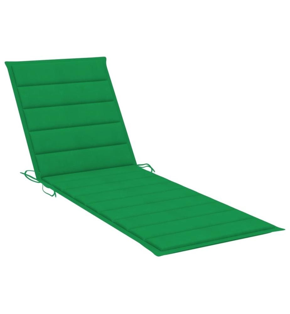 Chaise longue da giardino 2 posti con cuscino Grigio Acacia