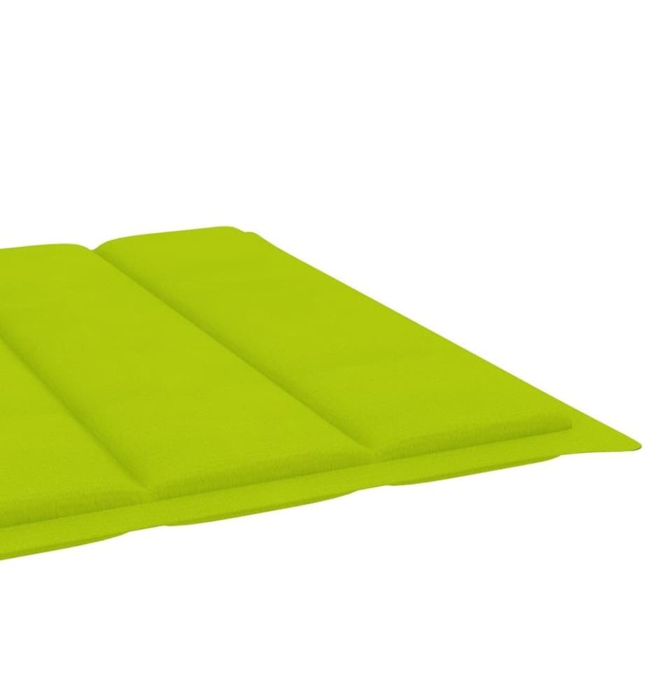 Chaise longue da giardino con cuscino Legno d'acacia solido