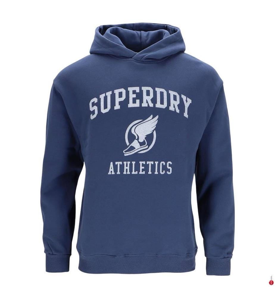 Sweat à Capuche Ath Vintage - Bleu