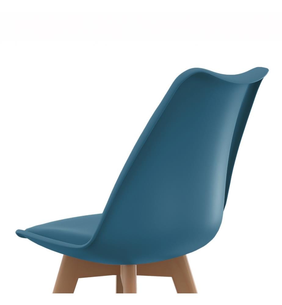 Lot de 6 Chaises Nordia 46 x 51 x 79.5 cm - Bleu