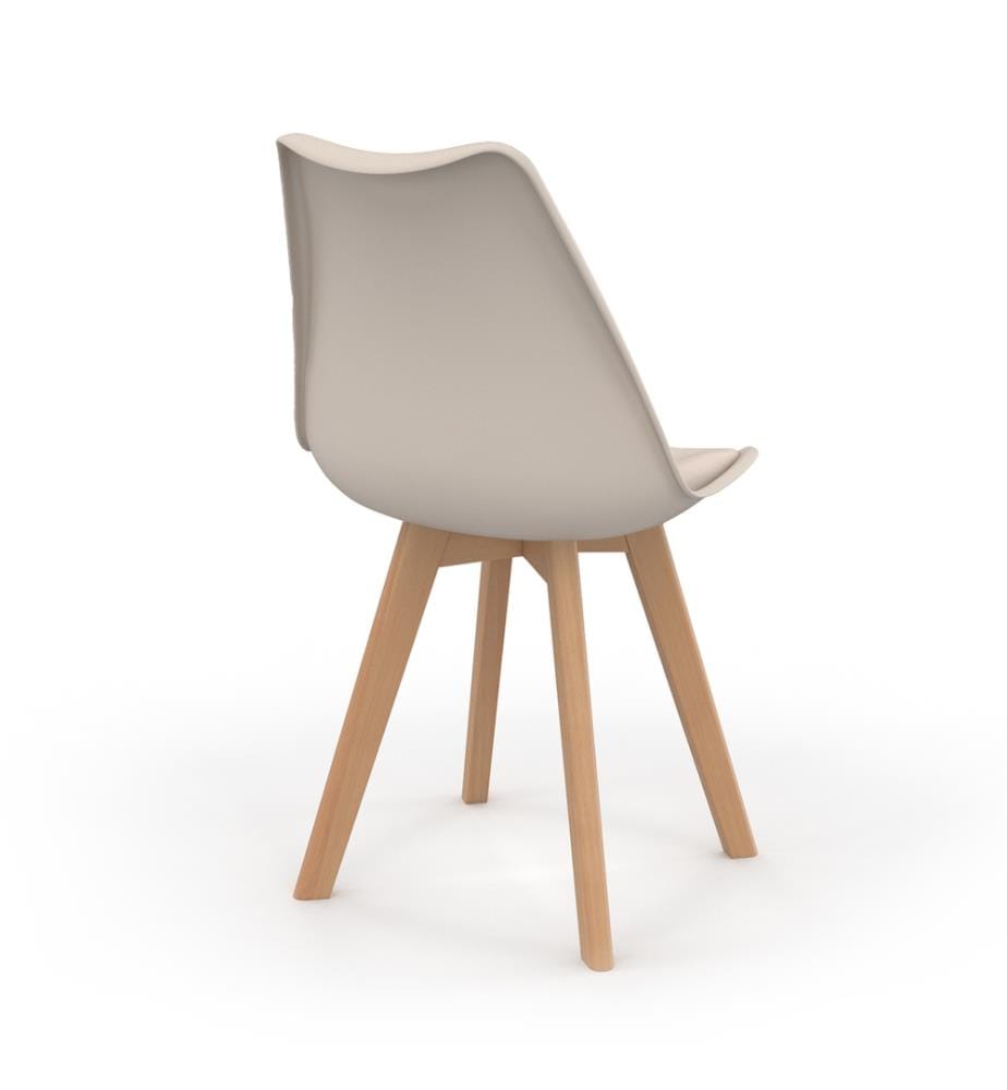 4er-Set Stühle Nordia 46 x 51 x 79.5 cm - Beige