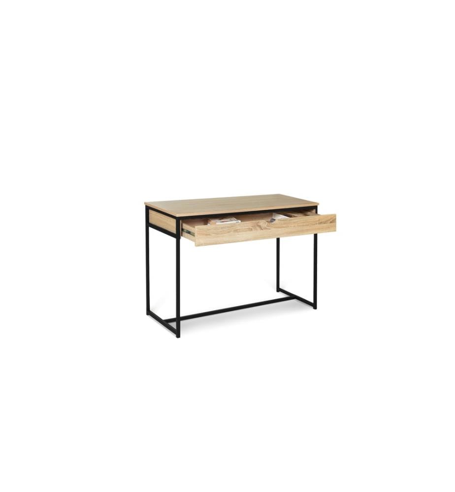 Bureau Memphis 110x75cm - Noir et Brun Clair