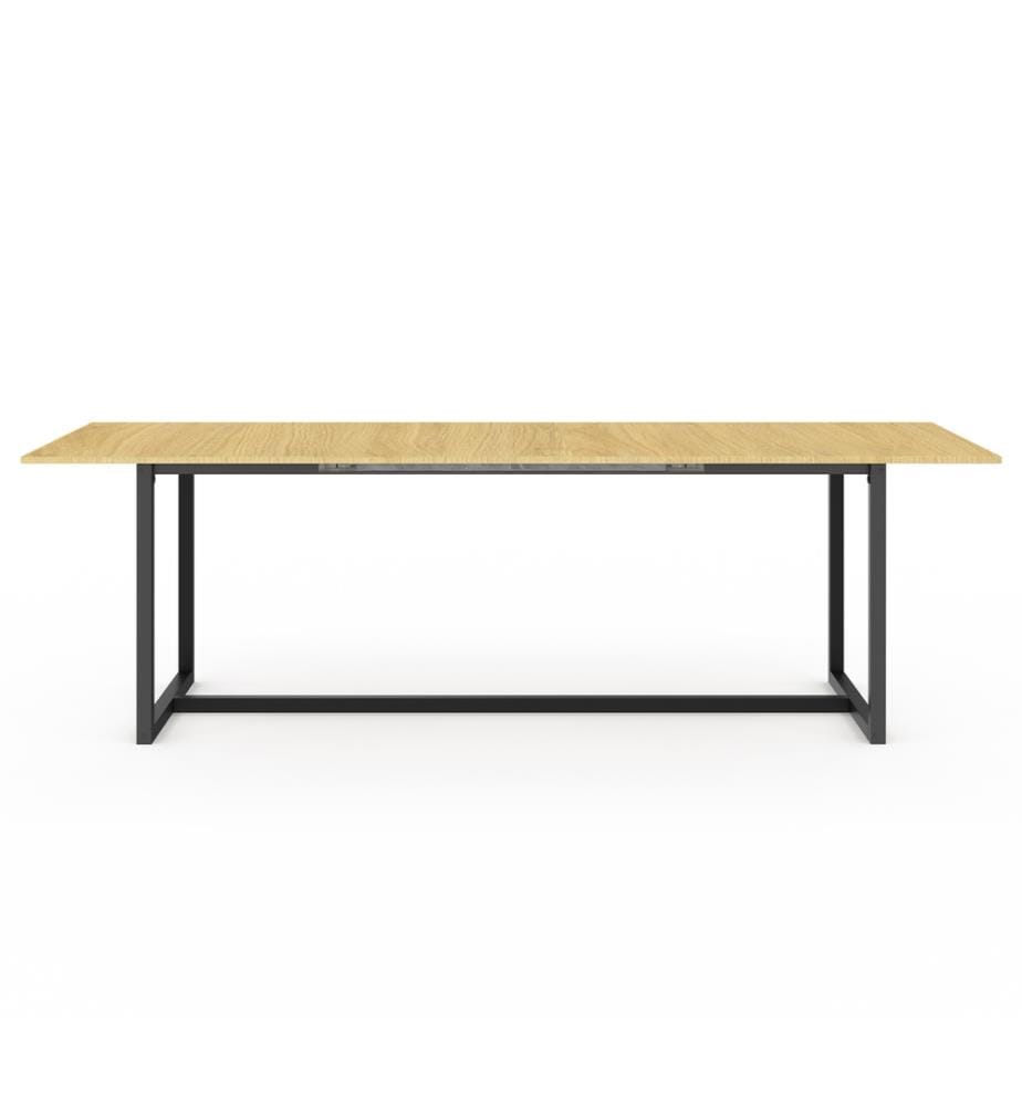 Ausziehbarer Esstisch Memphis 200-250 cm - Schwarz