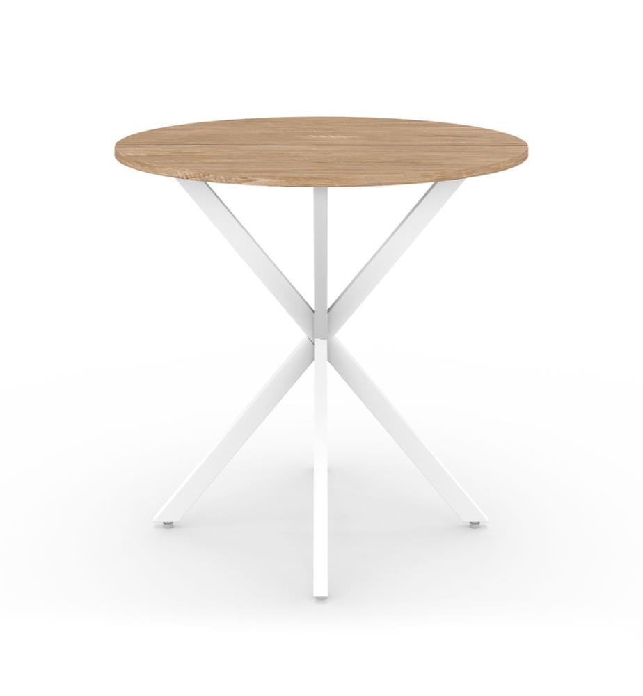 Esstisch Soline 80 x 80 x 75 cm - Weiss