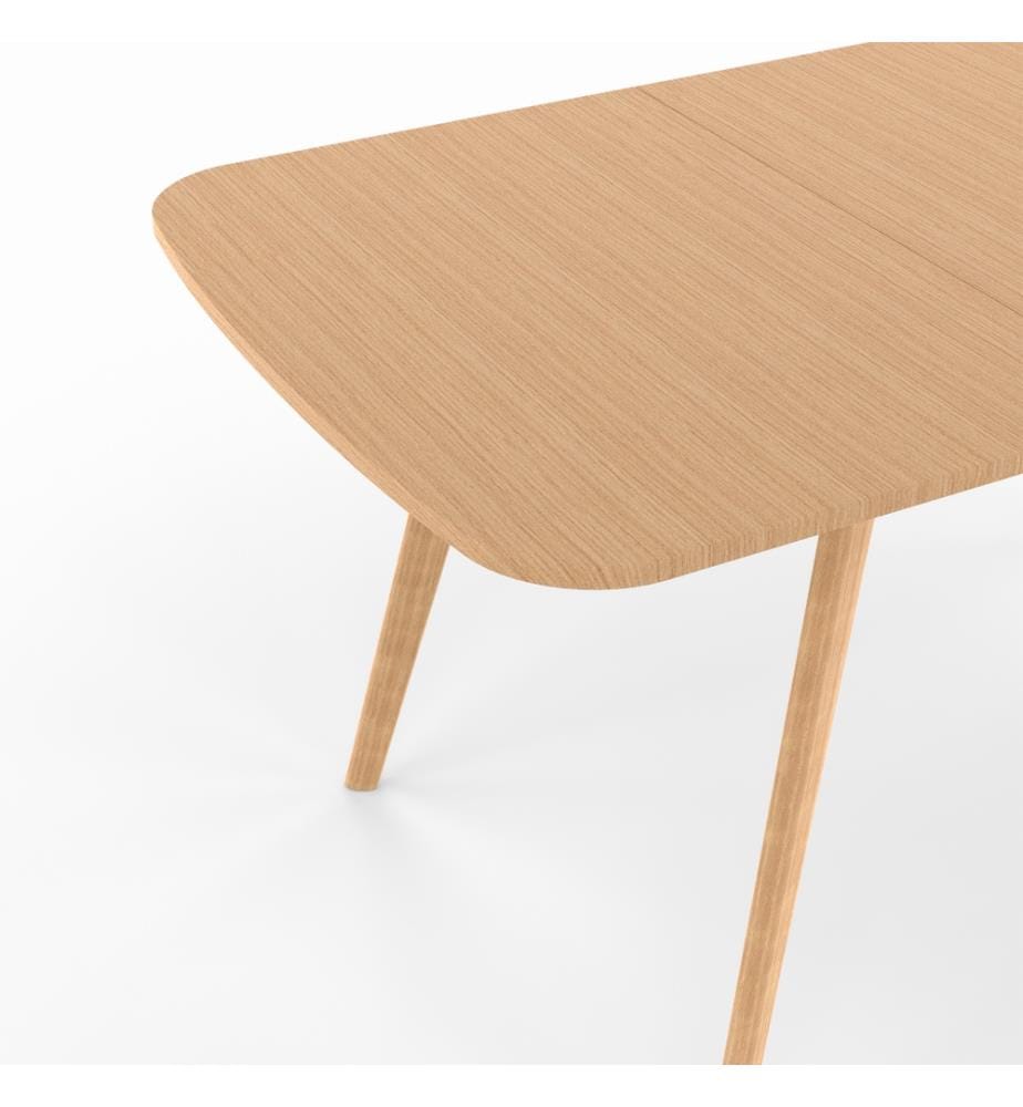Ausziehbarer Esstisch Venezia 160-200cm - Braun