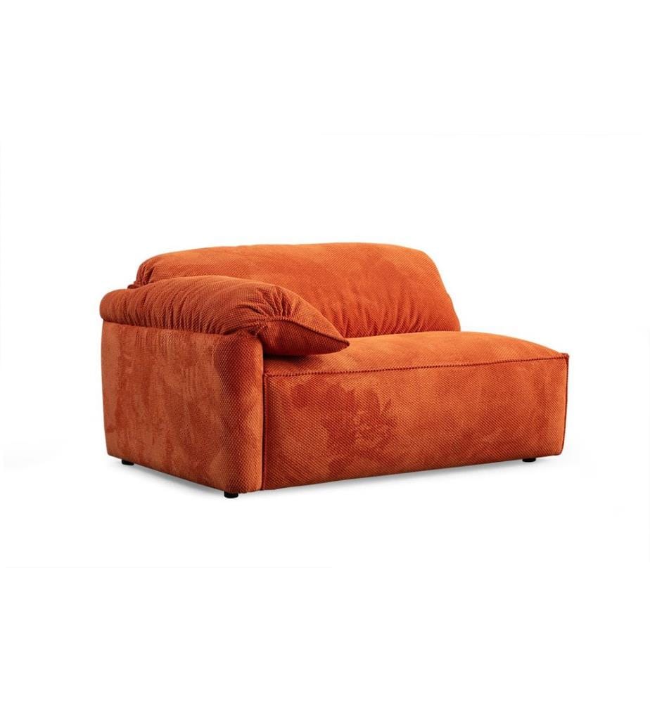 3-Sitzer-Sofa, orange, Gestell: HOLZ / SPANPLATTE